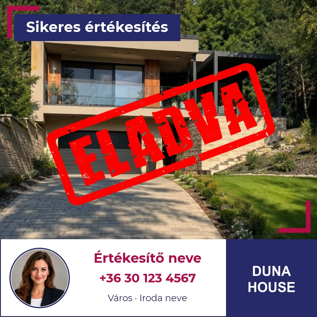 Duna House – szögletes ELADVA-minta
