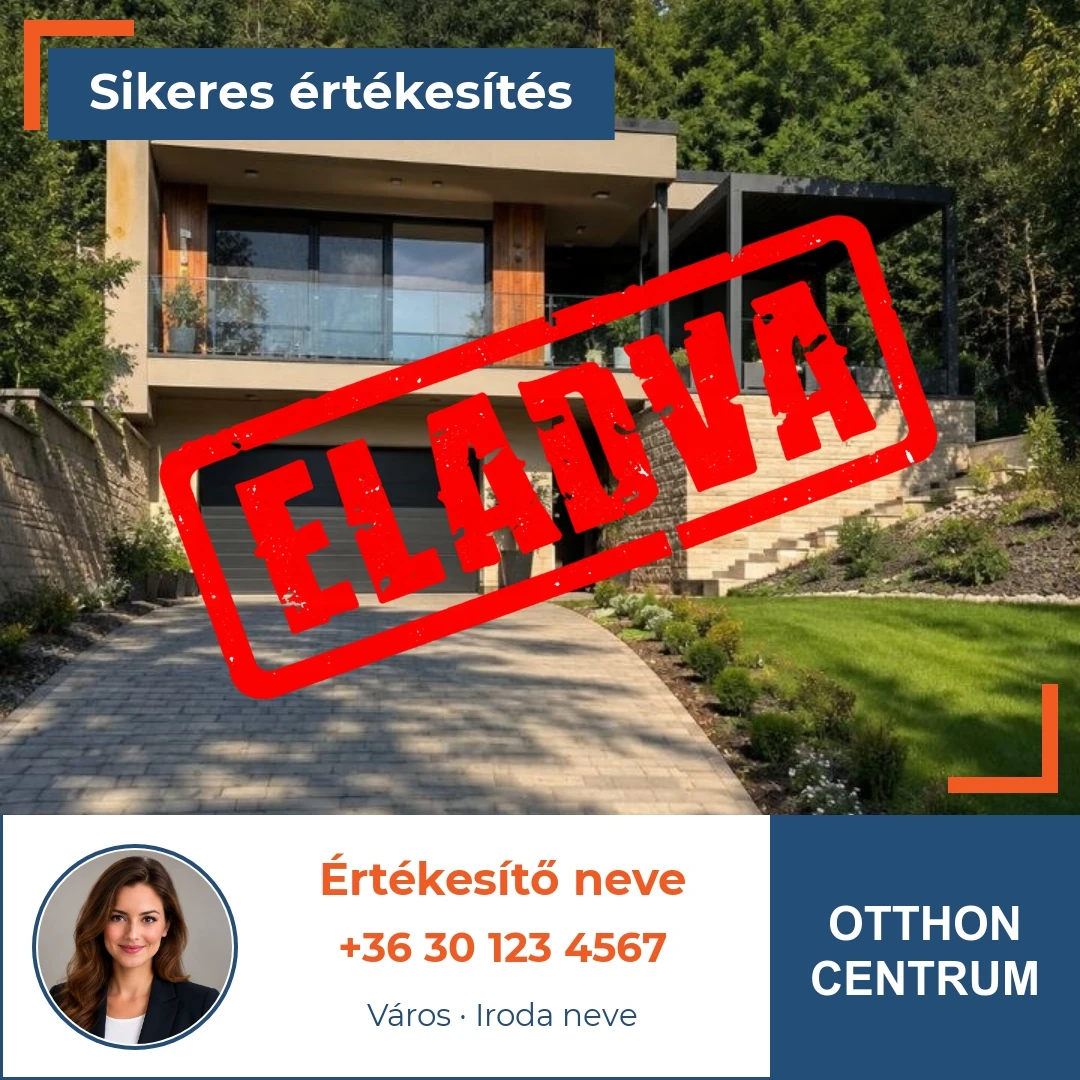 Otthon Centrum – szögletes ELADVA-minta