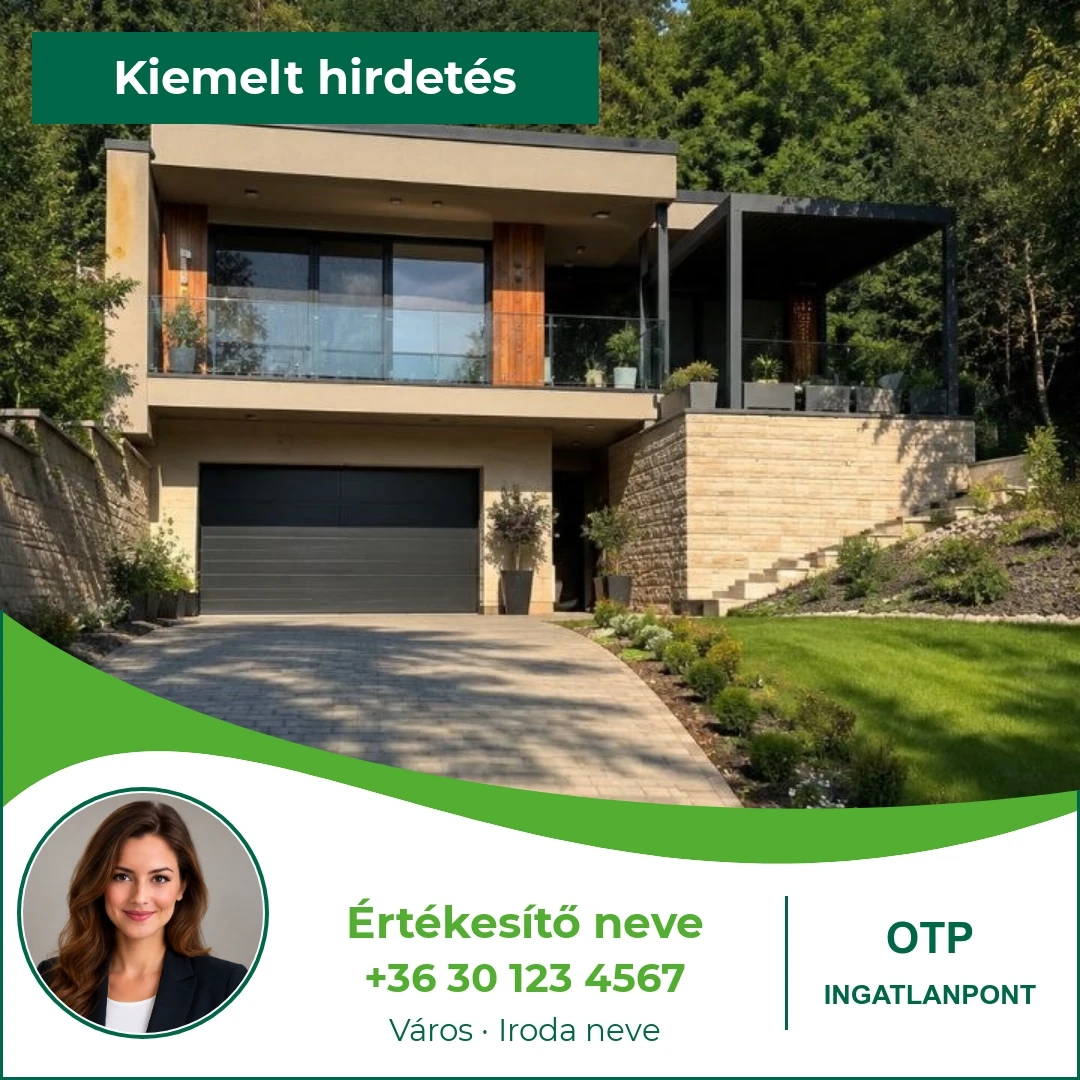 OTP Ingatlanpont – íves egyképes minta