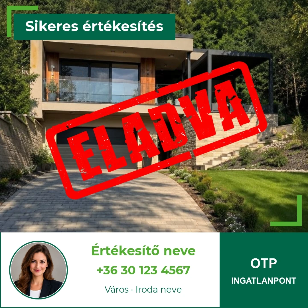 OTP Ingatlanpont – szögletes ELADVA-minta